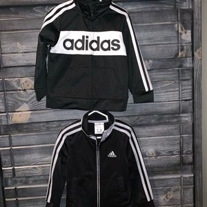 Two Adidas light jackets
